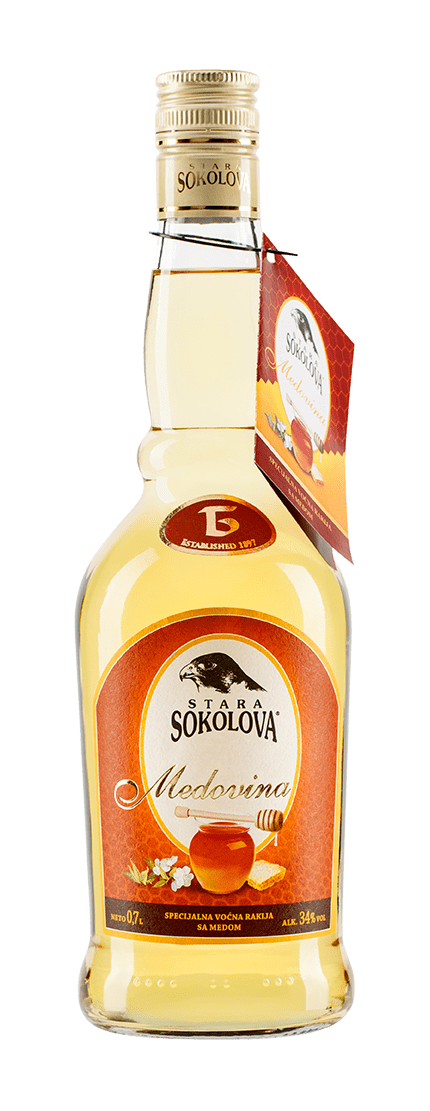 Pflaumenbrand mit Honig Stara Sokolova 0,7 L