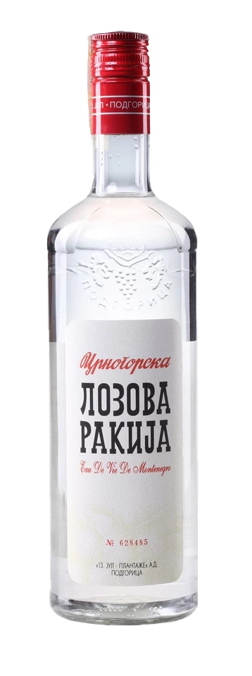Plantaže Crnogorska lozova rakija 1L