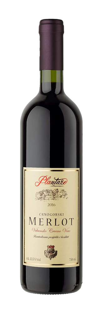 Plantaže Crnogorski Merlot 0,75L